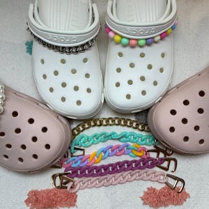 Clog Shoe Chains 2 pack.