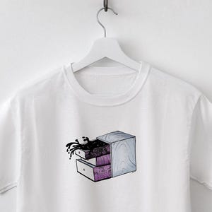 Black Ink Tee - Bio-T-Shirt, Grafik von Hand gezeichnet, Einfarbig, Unisex