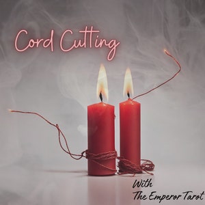 Ritueel koord doorknippen. GRATIS tarotlegging met drie kaarten bij aankoop.