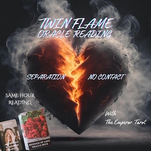Lecture d'Oracle Twin Flame Pas de contact/séparation. Une lecture rapide pour vous donner un aperçu de ce que votre personne ressent dans les 24 heures