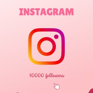 Grow on Instagram. 10,000 followers/followers. 100% sure