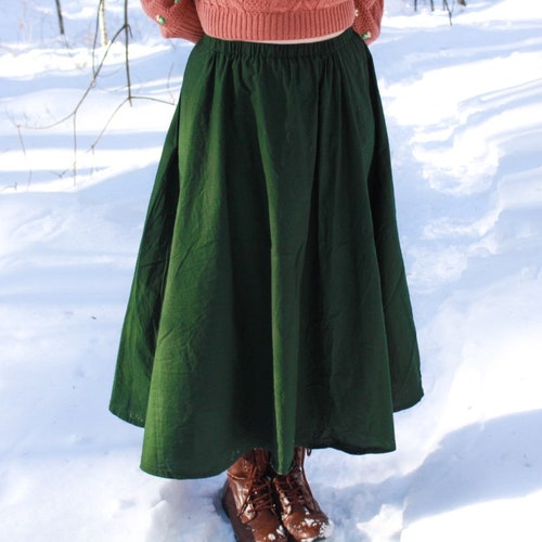Cassidy Victorian Cotton Skirt - Etsy