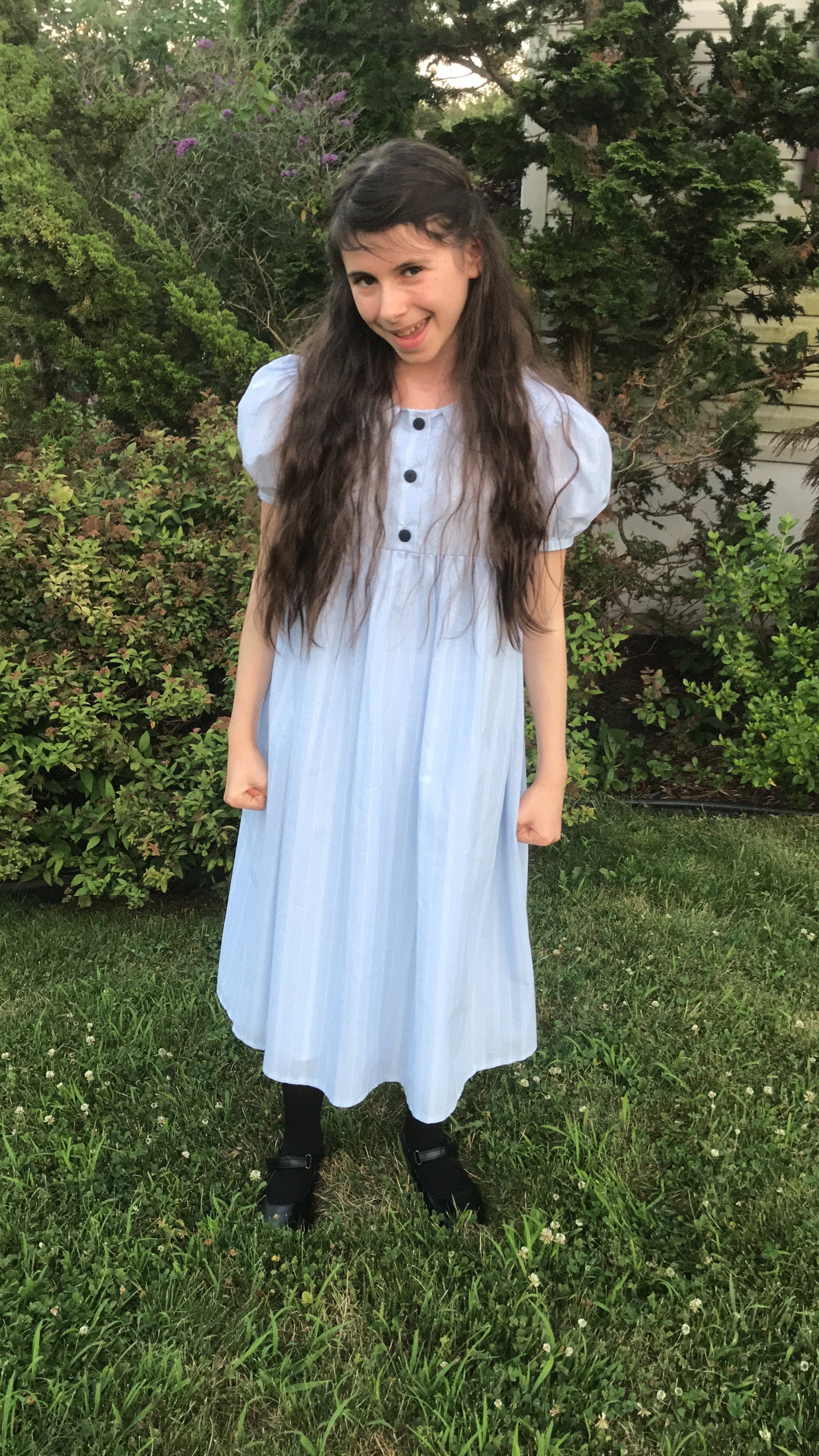 Matilda Costume Dress: Roald Dahl Inspired Blue Dress - Etsy