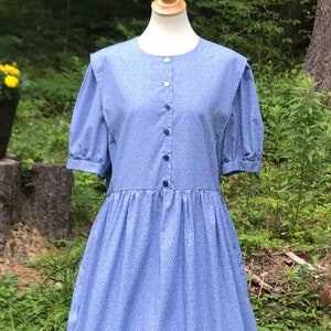 Front Button Mennonite Cape Dress image 2