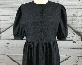 Front Button Mennonite Cape Dress