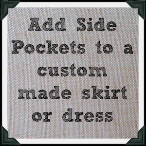 Add Side Pockets