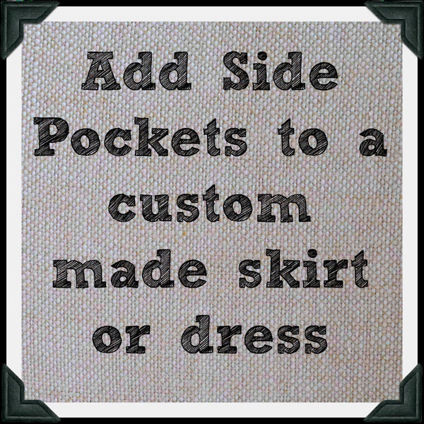 Add Side Pockets