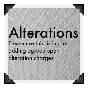 Alterations