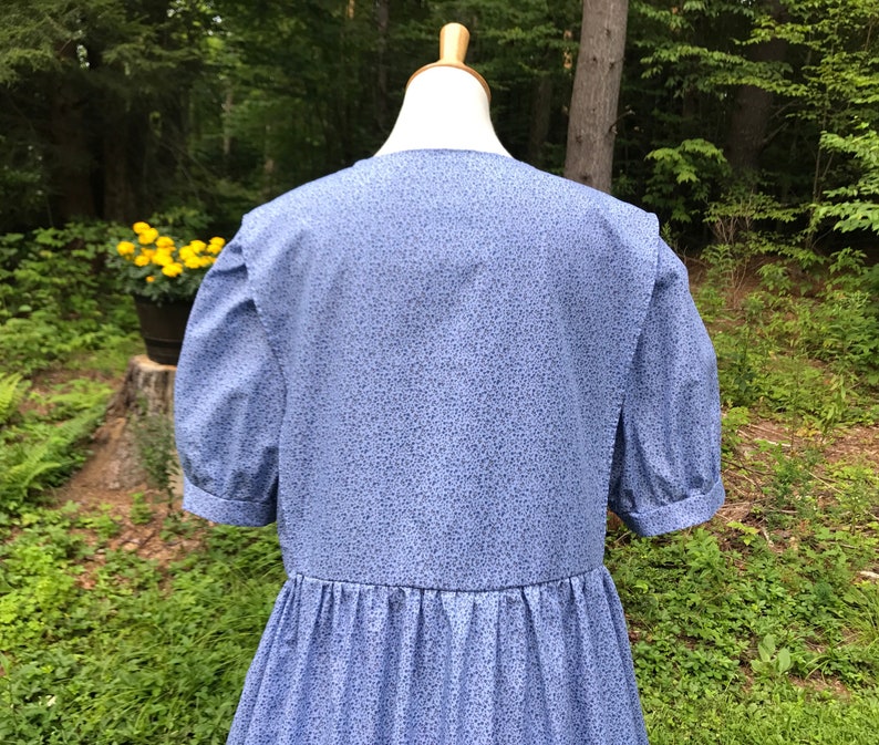 Front Button Mennonite Cape Dress image 7