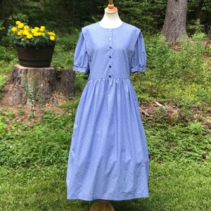 Front Button Mennonite Cape Dress image 5