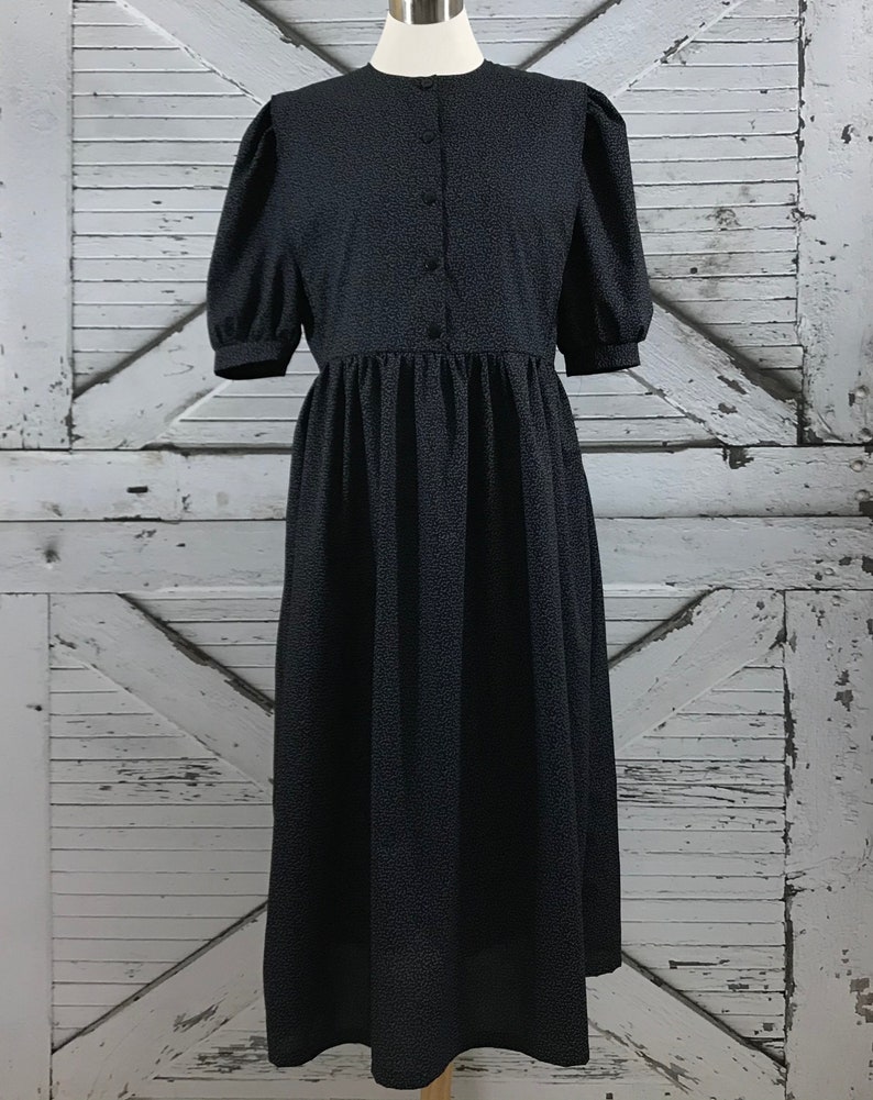 Front Button Mennonite Cape Dress image 8