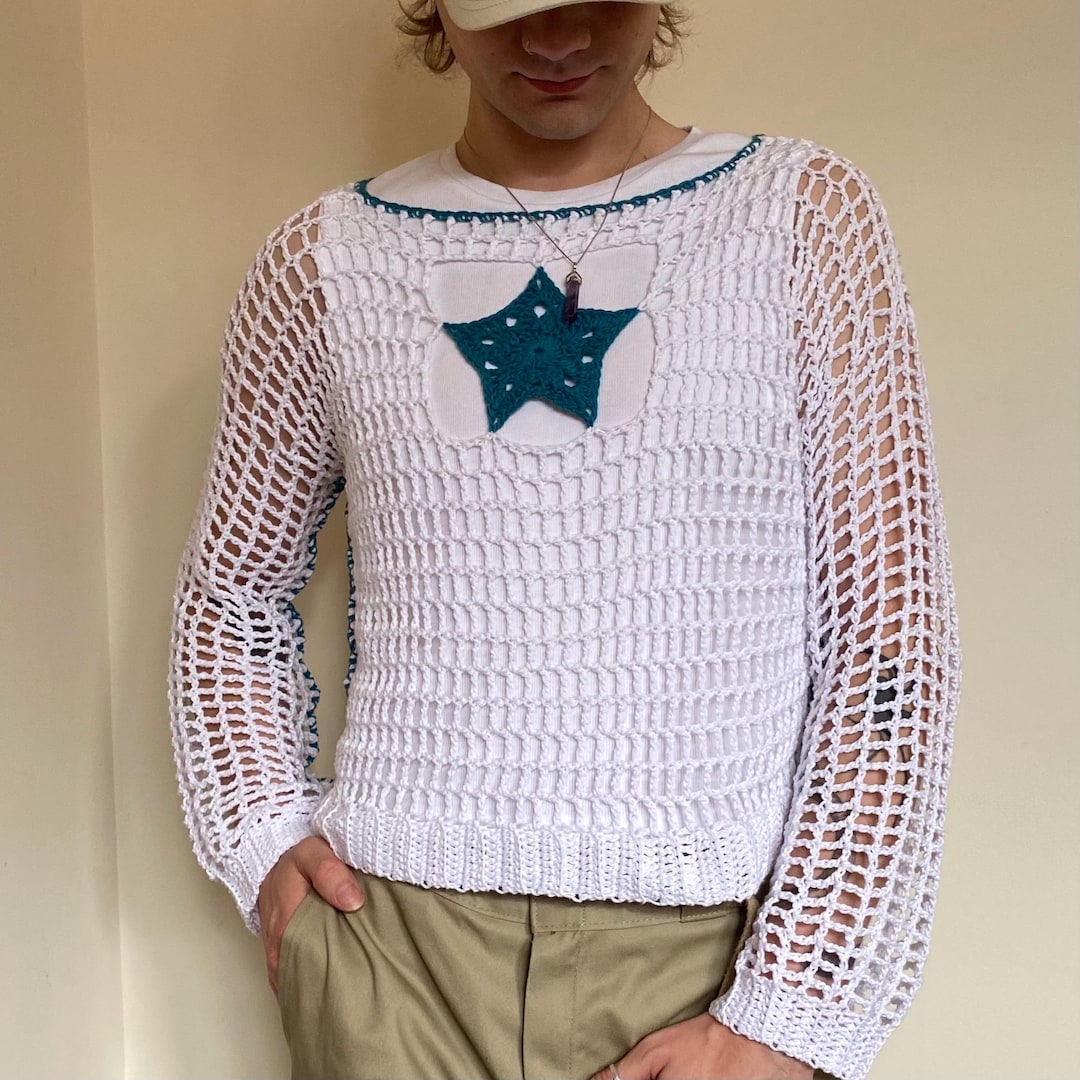 Crochet Star Patches Jogger