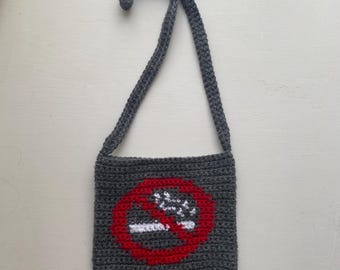 The No-Smoking Cross Body Crochet Bag Pattern (PDF)