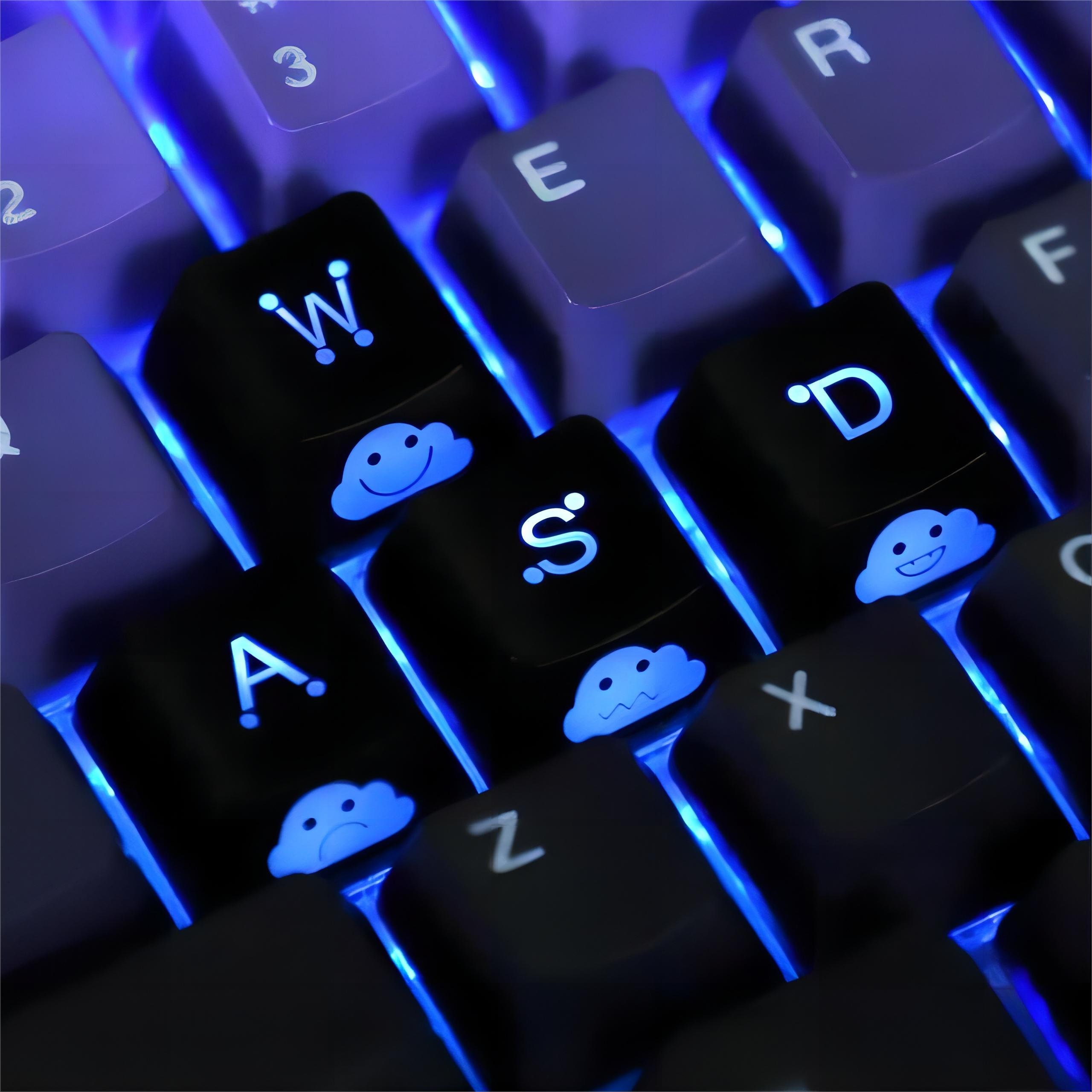 Translucent Arrow Keycaps, Arrow Keycaps, Personalised Keycaps, Up ...