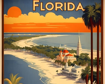 Vintage Travel Posters - Florida
