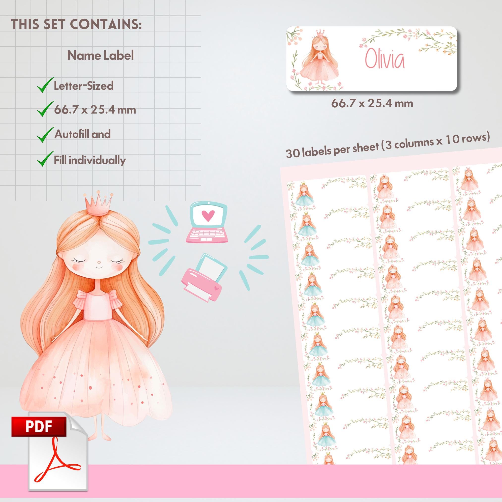 Plantilla avery 5160 - Etsy México, image size:2025x2025