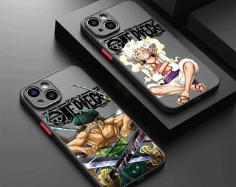 Custodia per telefono One Piece Anime per iPhone 15 14 13 Pro 11 12 Pro Max XR XS Max Plus Cover antiurto