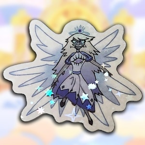 Hazbin Hotel Emily Seraphim Holographic Sticker | Animation vivziepop