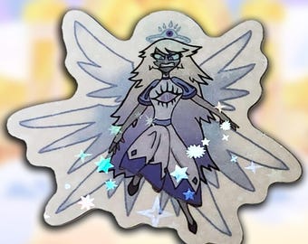 Hazbin Hotel Emily Seraphim Holographic Sticker | Animation vivziepop