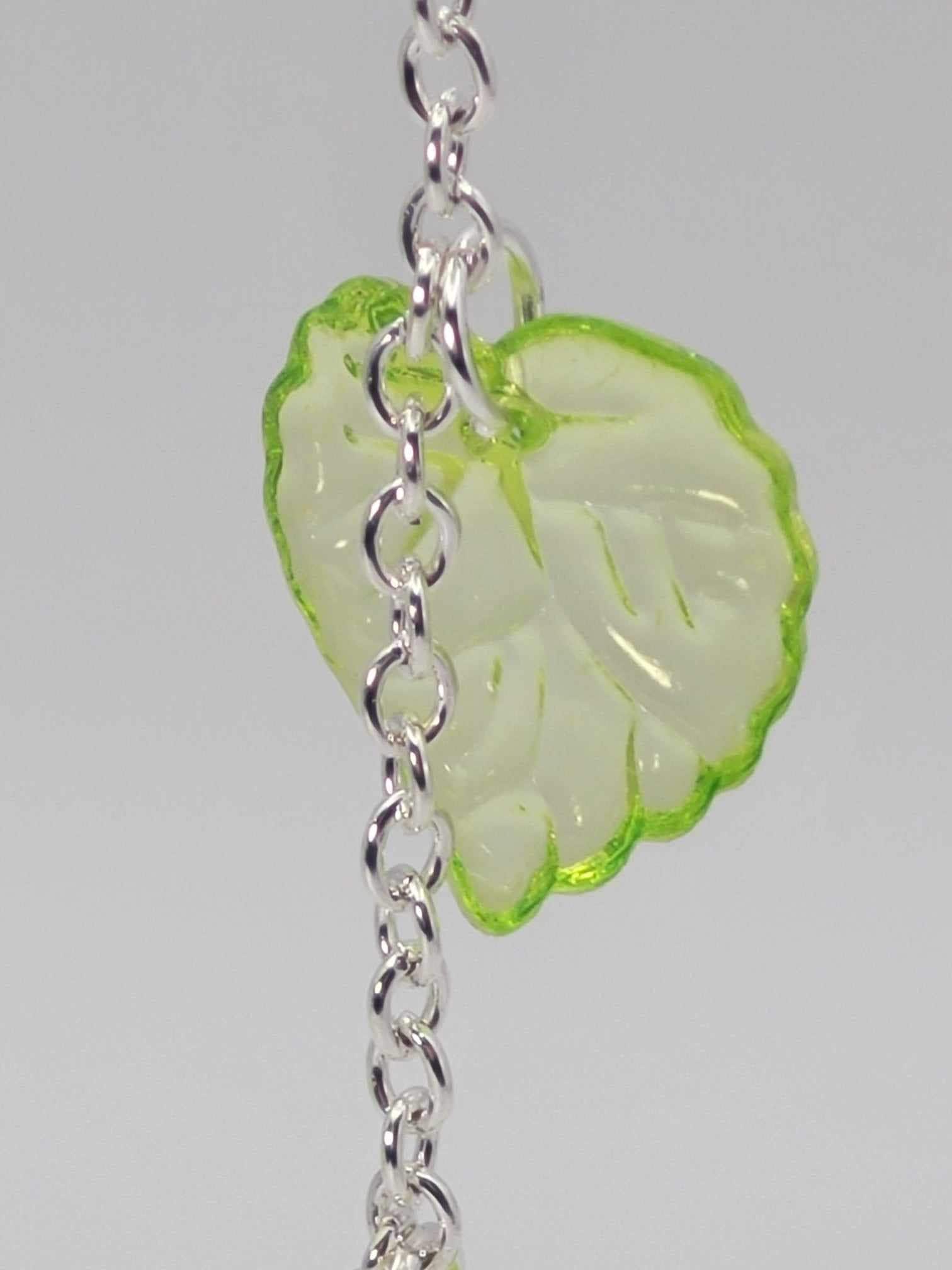 Green Rhinestone Leaf Earrings For Women - Hypoallergenic Dangle Hoop Earrings, Crystal Leaf Jewelry Gift