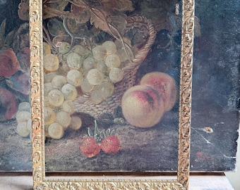 Gilded Wood Picture Frame Ornate