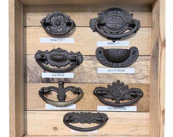 Re-Design with Prima Cast Iron Pulls Furniture Drawer Hardware Box of 2