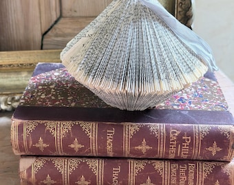 Folded Book Page Ornament