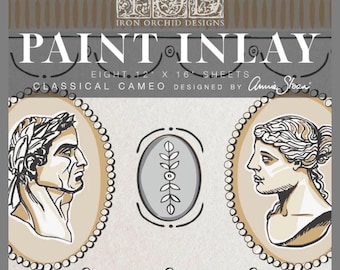 Iron Orchid Design's IOD Paint Inlay  CLASSICAL CAMEO