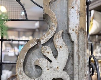 Architectural Salvage Victorian Wood Corbel Late 19th Century