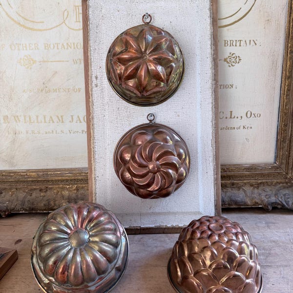 Vintage Copper Cooking Mold