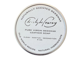 Christophe Pourny Pure Virgin Beeswax Leather Soap