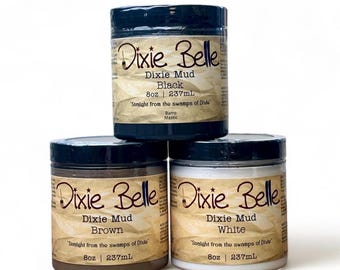 Dixie Bell Mud 8 oz Black or Brown