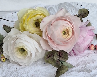 Handmade wafer paper flowers
