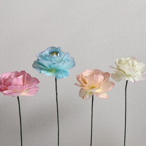 Fiori di carta da forno. Diametro del fiore 2,5 pollici