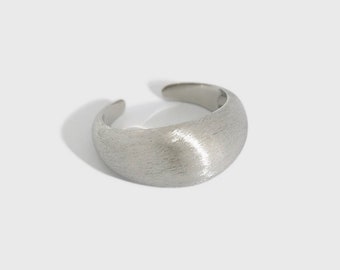 Handgefertigte Ringe aus Sterlingsilber – Minimalismus, personalisierte Geschenke für Sie/Ihn/Mutter