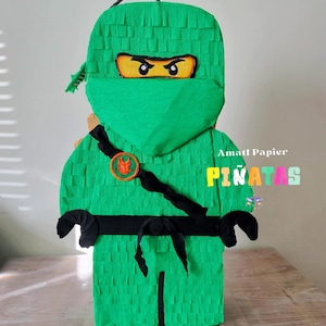 Pinata Ninja Go Green, Rouge, Bleu et Violet