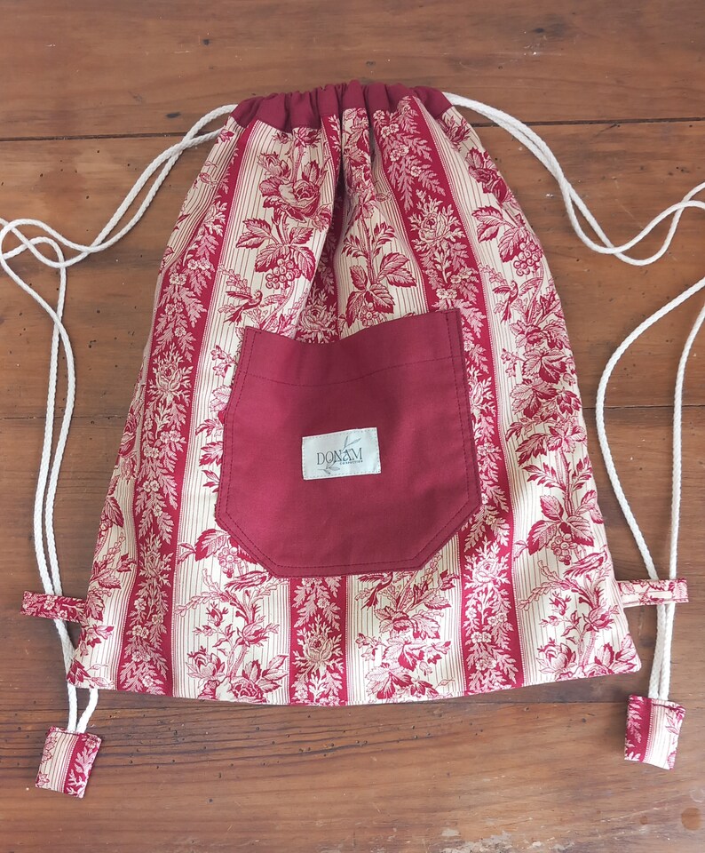 Cotton summer backpack image 1