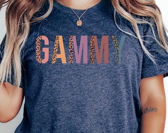 Gammy Shirt, Personalized Woman Shirt, Retro Gammy T-shirt, Groovy Gammy Tee Shirt, Funny Mama Gift, Mammy Shirt, Gift For Mama, Mama Tee
