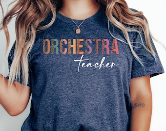 Orchestra Teacher Shirt,Custom Teacher Shirt,Gift For Orchestra Teacher,Teacher Shirt,Funny Women Shirt,Birthday Gift,Thank Gift For Teacher