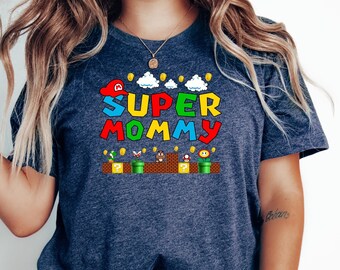 Super Mommy Shirt, Gifts For Wife, Funny Mom Life Tshirt, Mom Tee, Personalized Mom Tee,Mothers Day Gift,Super Mommy Tshirt,Mommy Gift