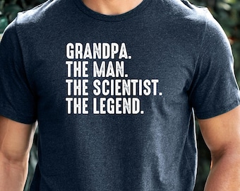Science Grandpa Shirt, Funny Chemistry Grandpa Shirt, Gift for Scientist Grandpa