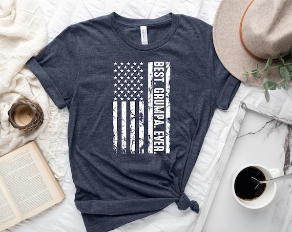 Best Grumpa Ever Shirt, Retro Dad Shirt, Personalized T-shirt, Custom Dad Shirt