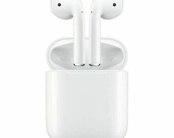 Apple AirPods 2nd Generation with Charging Case - White - EXCELLENT CONDITION ( REFURBISHED )