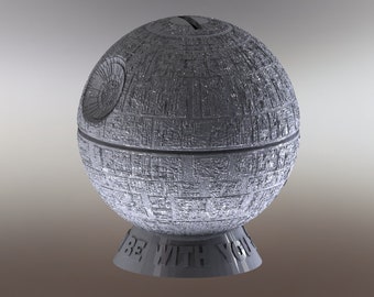 Star Wars Death Star Piggy Bank STL Files | 3D Print