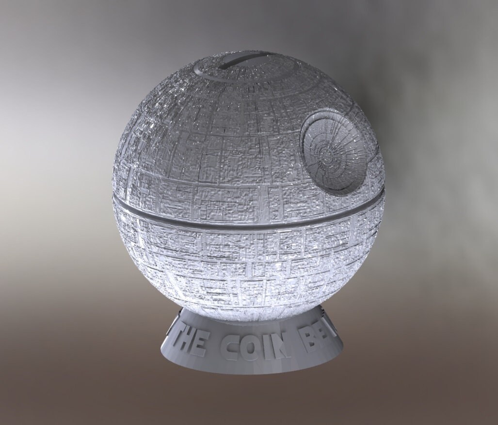 Star Wars Money Box Death Star STL Files Pack | Piggy Bank | May the Coin Be With You! - Etsy