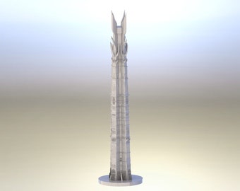 Orthanc Tower from Lord of the Rings - STL Files | 3D models | Saruman | Orthank | LOTR | 24cm