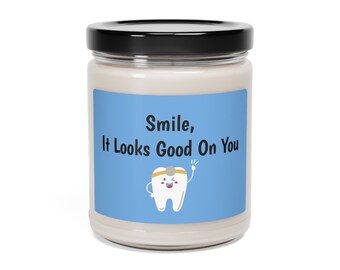 Smile Scented Soy Candle, 9oz