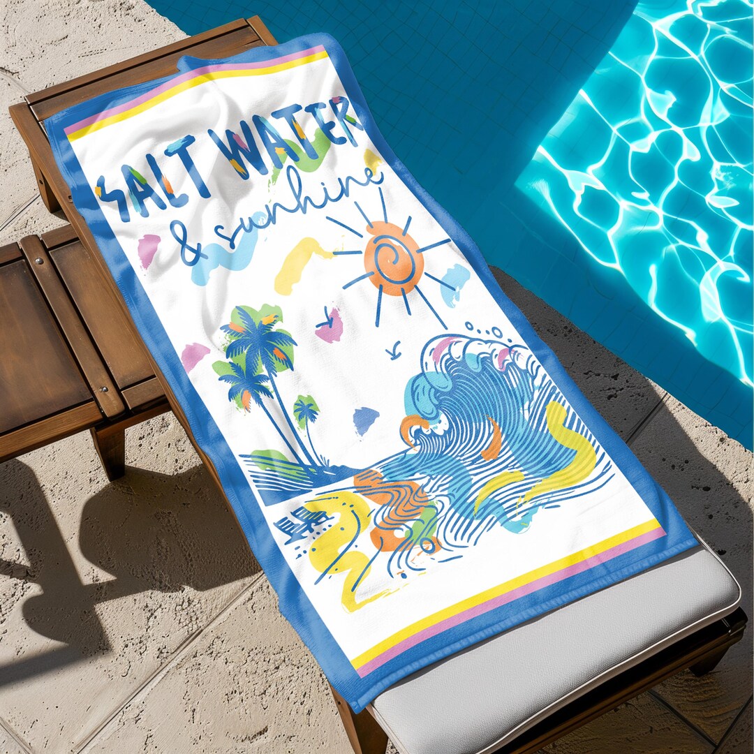 Saltie Waters Beach Towel main image 1