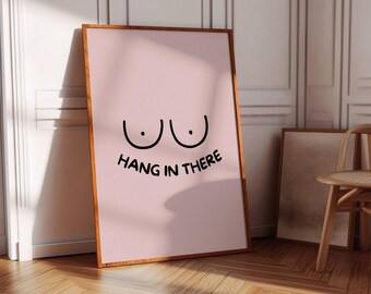 Girly Pink Zitat Poster: Trendy Zimmer Dekor (Digitaler Download)