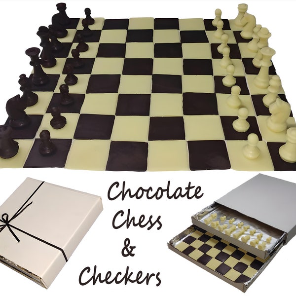 Chocolate Chess/Checkers Set